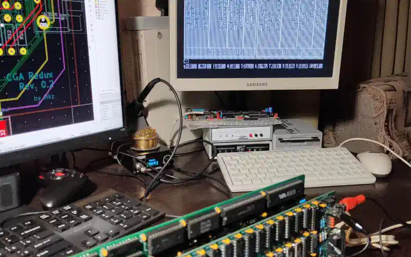 Собрал Xi8088 + CGA Redux